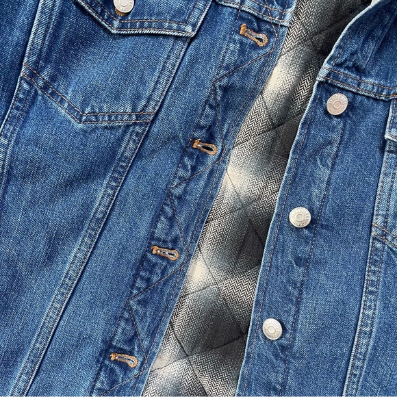 SOLD Madewell The Boxy-Crop Jean Jacket: Quilted Lining Edition NWT - Picture 3 of 9